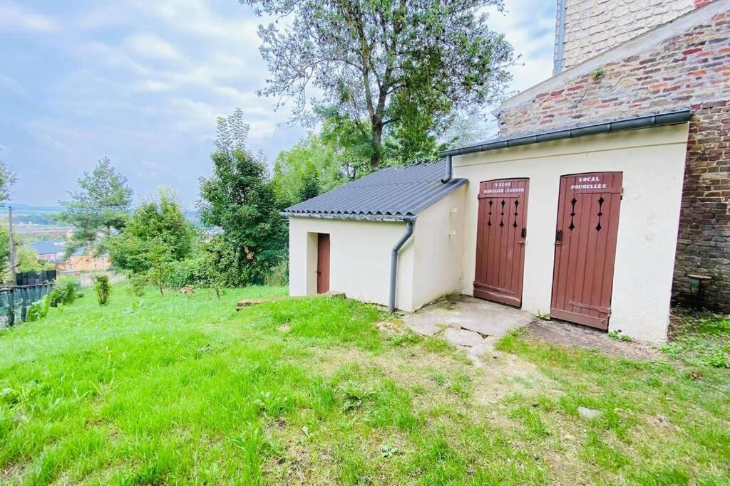 Appartement Cosy Avec Jardin Chaleureux Laon Buitenkant foto