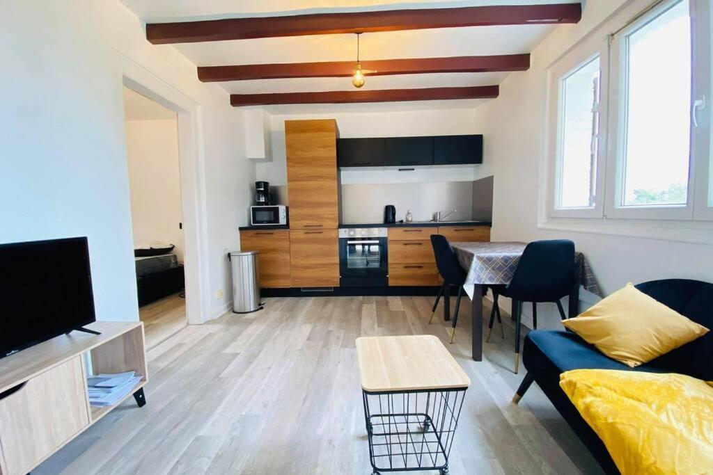 Appartement Cosy Avec Jardin Chaleureux Laon Buitenkant foto